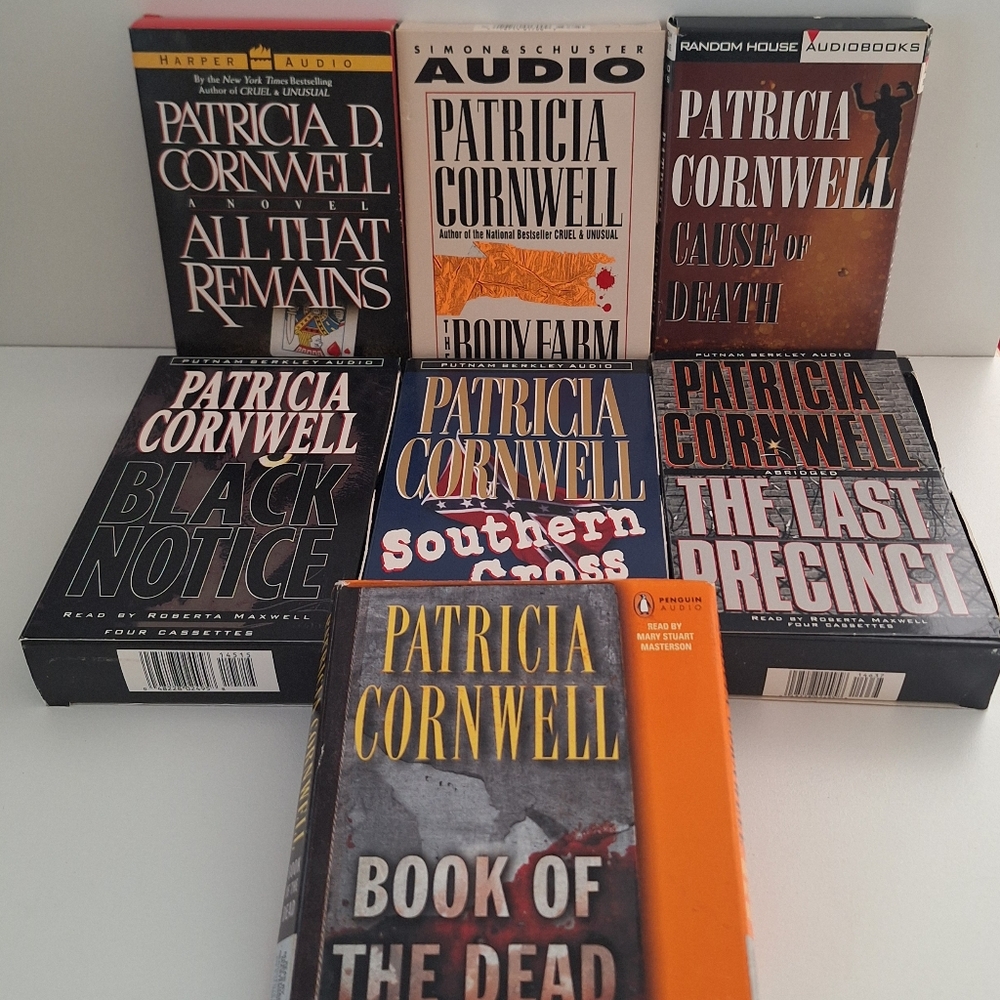 Patricia Cornwell audiobooks - Bundle of 7